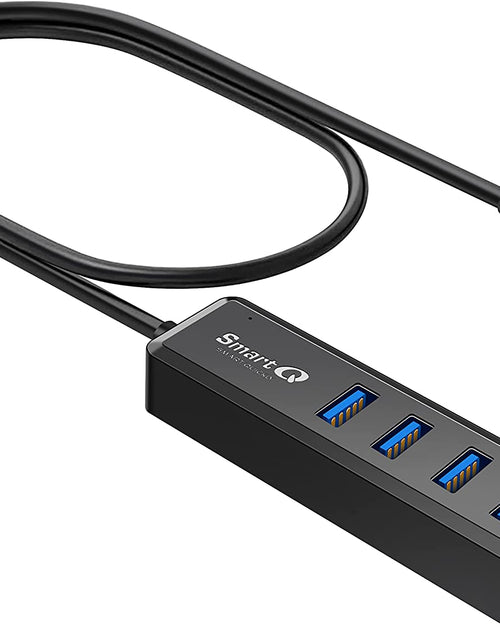 Load image into Gallery viewer, H302S USB 3.0 Hub for Laptop with 2Ft Long Cable, Multi Port Expander, Fast Data Transfer USB Splitter Compatible with Windows PC, Mac, Printer, Mobile HDD
