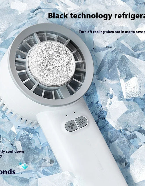 Load image into Gallery viewer, 2024 Summer Gadget Handheld Turbo Jet Fan Mini Portable Ice Cold Fan Generation Brushless Motor Wind High Speed Duct Fans Violen
