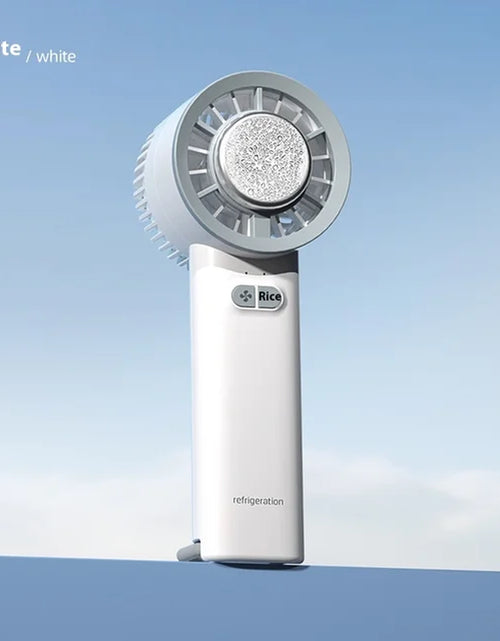 Load image into Gallery viewer, 2024 Summer Gadget Handheld Turbo Jet Fan Mini Portable Ice Cold Fan Generation Brushless Motor Wind High Speed Duct Fans Violen
