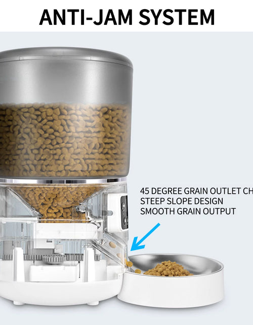 Load image into Gallery viewer, Automatic Cat Feeder, 4L Dual Power Pet Feeder Automatic Dry Food Dispenser, Control 1-4 Meals a Day, Automatic Dog Feeder
