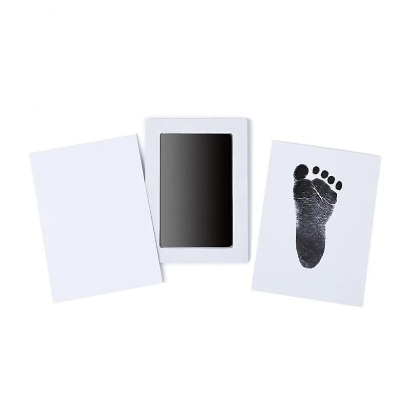 DIY Newborn Baby Footprints and Handprint Ink Pads Kits Photo Frame Toddlers Souvenir Accessories Safe Baby Shower Infants Gift