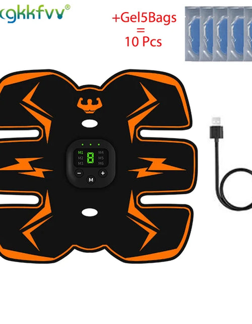 Load image into Gallery viewer, Smart EMS Wireless Muscle Stimulator Fitness Trainer Abdominal Training Electric Weight Loss Stickers Body Slimming Massager
