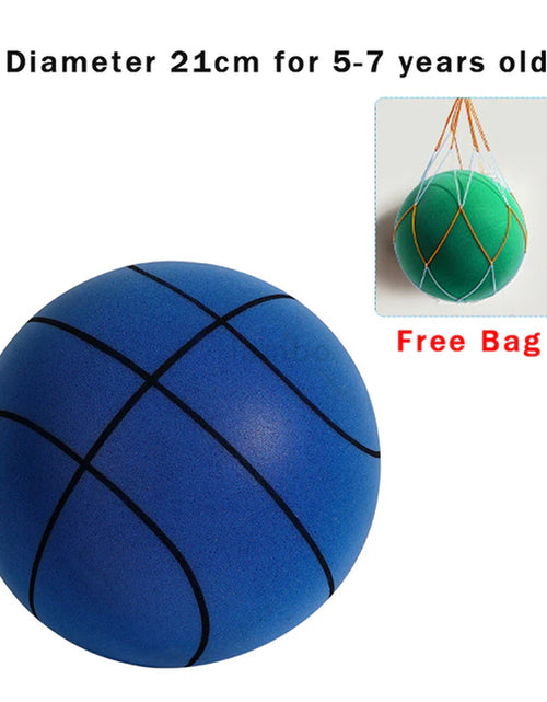 Load image into Gallery viewer, Silent Basketball Size 7 Squeezable Mute Bouncing Basketball Indoor Silent Ball Foam Basketball 24Cm Bounce Football Sports Toys
