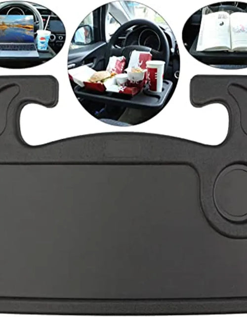 Load image into Gallery viewer, Portable Car Laptop Computer Desk Mount Stand Eat Work Car Steering Wheel Dining Table Bracketdrink Food Coffee Tray Board
