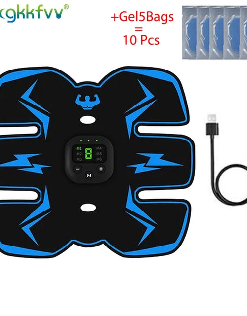 Load image into Gallery viewer, Smart EMS Wireless Muscle Stimulator Fitness Trainer Abdominal Training Electric Weight Loss Stickers Body Slimming Massager
