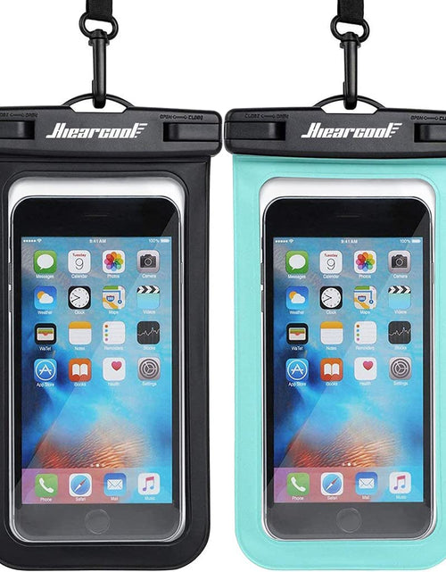 Load image into Gallery viewer, Waterproof Phone Pouch, Waterproof Phone Case for Iphone 15 14 13 12 Pro Max XS Samsung, IPX8 Cellphone Dry Bag Beach Essentials 2Pack-8.3&quot;
