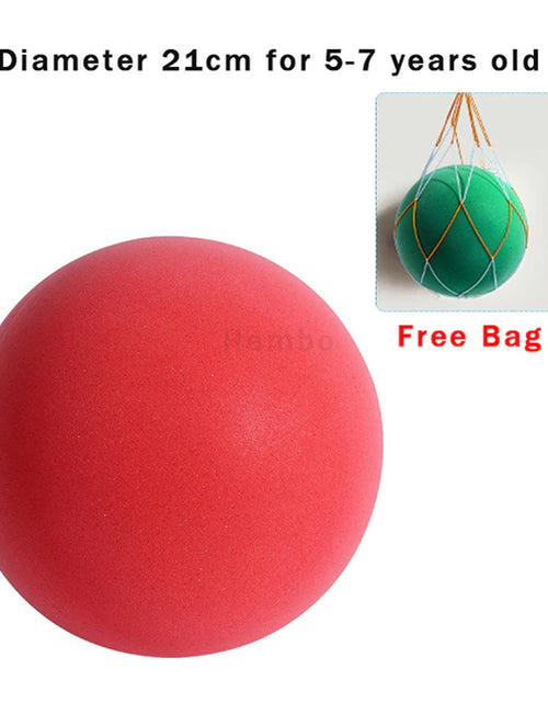 Load image into Gallery viewer, Silent Basketball Size 7 Squeezable Mute Bouncing Basketball Indoor Silent Ball Foam Basketball 24Cm Bounce Football Sports Toys
