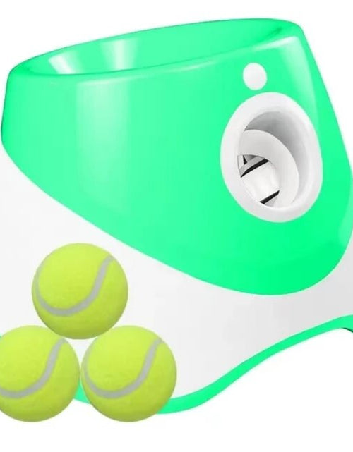 Load image into Gallery viewer, Dog Tennis Launcher Automatic Pet Dogs Chase Toy Mini Tennis Throwing Pinball Machine Fun Interactive Throw Rechargable Catapult
