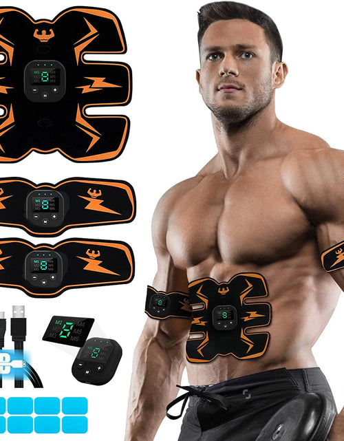 Load image into Gallery viewer, Smart EMS Wireless Muscle Stimulator Fitness Trainer Abdominal Training Electric Weight Loss Stickers Body Slimming Massager
